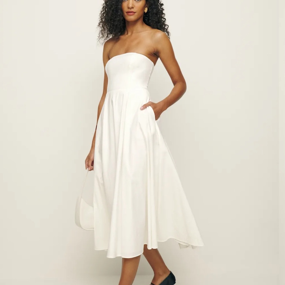 NWT Reformation Astoria Dress in White